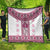 Ukraine Quilt Traditional Braided Rope Belt Pink Folk Pattern