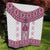 Ukraine Quilt Traditional Braided Rope Belt Pink Folk Pattern