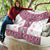 Ukraine Quilt Traditional Braided Rope Belt Pink Folk Pattern