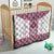 Ukraine Quilt Traditional Braided Rope Belt Pink Folk Pattern