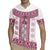 Ukraine Rugby Jersey Traditional Braided Rope Belt Pink Folk Pattern