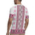 Ukraine Rugby Jersey Traditional Braided Rope Belt Pink Folk Pattern