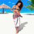Ukraine Sarong Traditional Braided Rope Belt Pink Folk Pattern