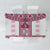 Ukraine Tablecloth Traditional Braided Rope Belt Pink Folk Pattern