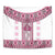 Ukraine Tapestry Traditional Braided Rope Belt Pink Folk Pattern
