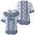 Ukraine Baseball Jersey Traditional Braided Rope Belt Blue Folk Pattern
