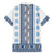 Ukraine Family Matching Short Sleeve Bodycon Dress and Hawaiian Shirt Traditional Braided Rope Belt Blue Folk Pattern
