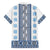 Ukraine Hawaiian Shirt Traditional Braided Rope Belt Blue Folk Pattern