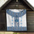 Ukraine Quilt Traditional Braided Rope Belt Blue Folk Pattern