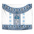 Ukraine Tapestry Traditional Braided Rope Belt Blue Folk Pattern