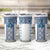 Ukraine Tumbler Cup Traditional Braided Rope Belt Blue Folk Pattern
