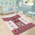 Ukraine Area Rug Traditional Braided Rope Belt Red Folk Pattern