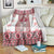 Ukraine Blanket Traditional Braided Rope Belt Red Folk Pattern