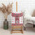 Ukraine Canvas Wall Art Traditional Braided Rope Belt Red Folk Pattern