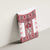 Ukraine Canvas Wall Art Traditional Braided Rope Belt Red Folk Pattern