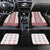 Ukraine Car Mats Traditional Braided Rope Belt Red Folk Pattern