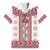 Ukraine Family Matching Long Sleeve Bodycon Dress and Hawaiian Shirt Traditional Braided Rope Belt Red Folk Pattern
