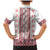 Ukraine Family Matching Mermaid Dress and Hawaiian Shirt Traditional Braided Rope Belt Red Folk Pattern