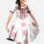 Ukraine Family Matching Summer Maxi Dress and Hawaiian Shirt Traditional Braided Rope Belt Red Folk Pattern
