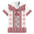 Ukraine Family Matching Summer Maxi Dress and Hawaiian Shirt Traditional Braided Rope Belt Red Folk Pattern