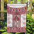 Ukraine Garden Flag Traditional Braided Rope Belt Red Folk Pattern