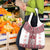 Ukraine Grocery Bag Traditional Braided Rope Belt Red Folk Pattern