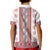 Ukraine Kid Polo Shirt Traditional Braided Rope Belt Red Folk Pattern