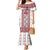 Ukraine Mermaid Dress Traditional Braided Rope Belt Red Folk Pattern