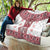 Ukraine Quilt Traditional Braided Rope Belt Red Folk Pattern