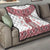 Ukraine Quilt Traditional Braided Rope Belt Red Folk Pattern