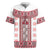 Ukraine Rugby Jersey Traditional Braided Rope Belt Red Folk Pattern