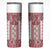 Ukraine Skinny Tumbler Traditional Braided Rope Belt Red Folk Pattern
