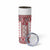Ukraine Skinny Tumbler Traditional Braided Rope Belt Red Folk Pattern