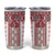 Ukraine Tumbler Cup Traditional Braided Rope Belt Red Folk Pattern