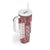 Ukraine Tumbler With Handle Traditional Braided Rope Belt Red Folk Pattern
