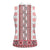 Ukraine Women Sleeveless Polo Shirt Traditional Braided Rope Belt Red Folk Pattern