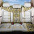 Ukraine Back Car Seat Cover Traditional Braided Rope Belt Yellow Folk Pattern