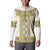 Ukraine Button Sweatshirt Traditional Braided Rope Belt Yellow Folk Pattern