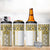 Ukraine 4 in 1 Can Cooler Tumbler Traditional Braided Rope Belt Yellow Folk Pattern