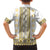 Ukraine Family Matching Short Sleeve Bodycon Dress and Hawaiian Shirt Traditional Braided Rope Belt Yellow Folk Pattern