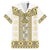 Ukraine Family Matching Short Sleeve Bodycon Dress and Hawaiian Shirt Traditional Braided Rope Belt Yellow Folk Pattern