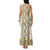 Ukraine Family Matching Tank Maxi Dress and Hawaiian Shirt Traditional Braided Rope Belt Yellow Folk Pattern