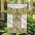 Ukraine Garden Flag Traditional Braided Rope Belt Yellow Folk Pattern