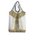 Ukraine Grocery Bag Traditional Braided Rope Belt Yellow Folk Pattern