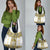 Ukraine Grocery Bag Traditional Braided Rope Belt Yellow Folk Pattern