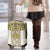 Ukraine Luggage Cover Traditional Braided Rope Belt Yellow Folk Pattern