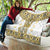 Ukraine Quilt Traditional Braided Rope Belt Yellow Folk Pattern