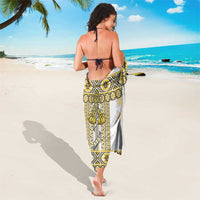 Ukraine Sarong Traditional Braided Rope Belt Yellow Folk Pattern