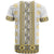 Ukraine T Shirt Traditional Braided Rope Belt Yellow Folk Pattern
