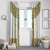 Ukraine Window Curtain Traditional Braided Rope Belt Yellow Folk Pattern